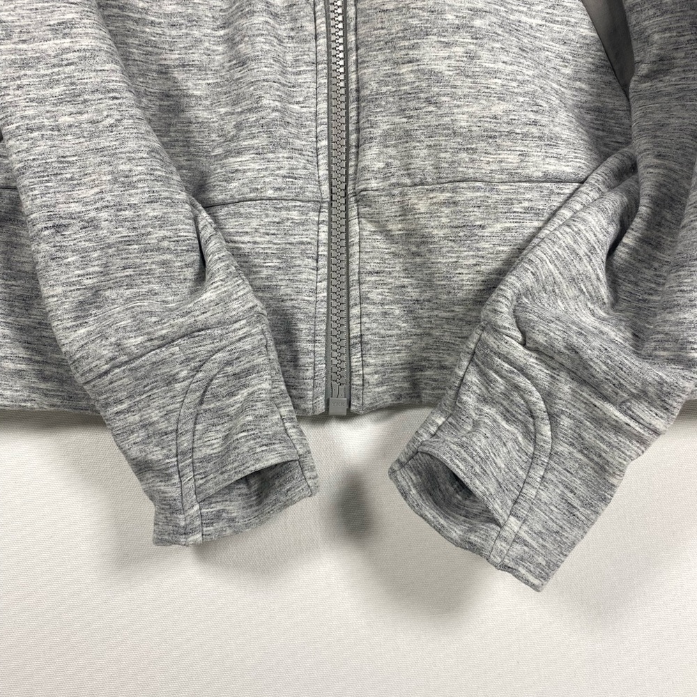 Athleta gray‎ jacket LARGE zip up - Picture 3 of 12